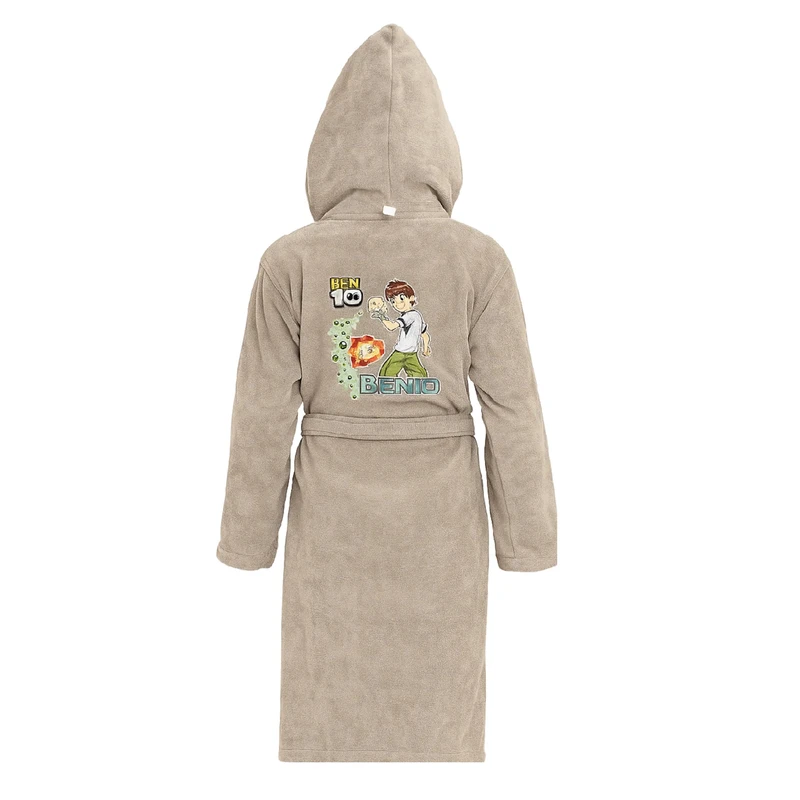 حوله پالتویی کودک زمرد حریر مدل اسپرت طرح بن تن سایز 80