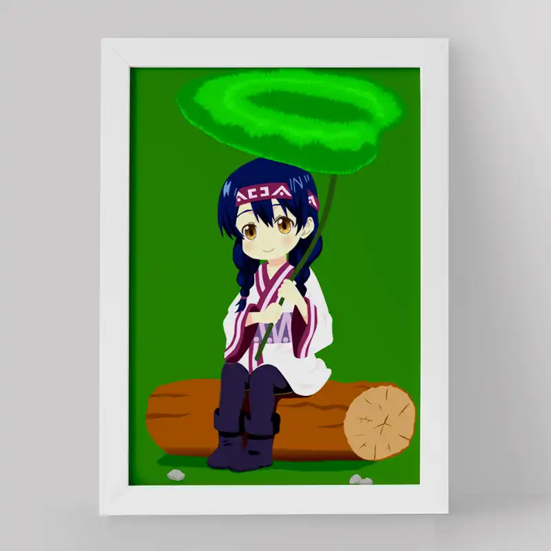 تابلو خندالو مدل مگومی انیمه جنگ غذاها کد 16964