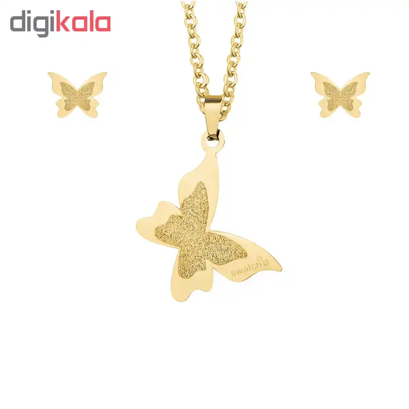 نیم ست طرح پروانه کد sh07