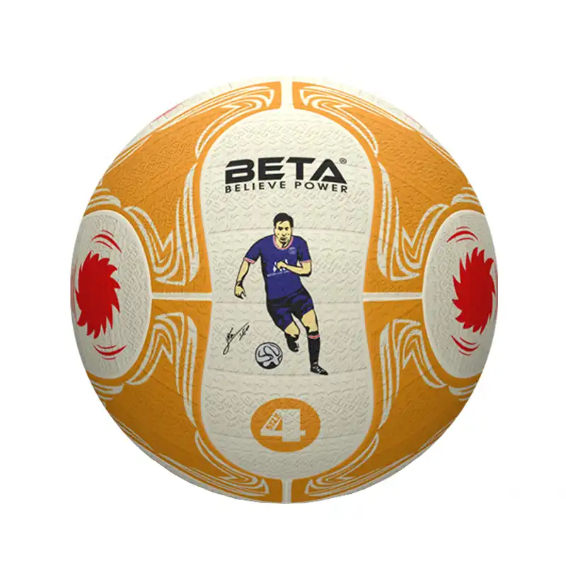 توپ فوتبال مدل مسی لاستیکی 4