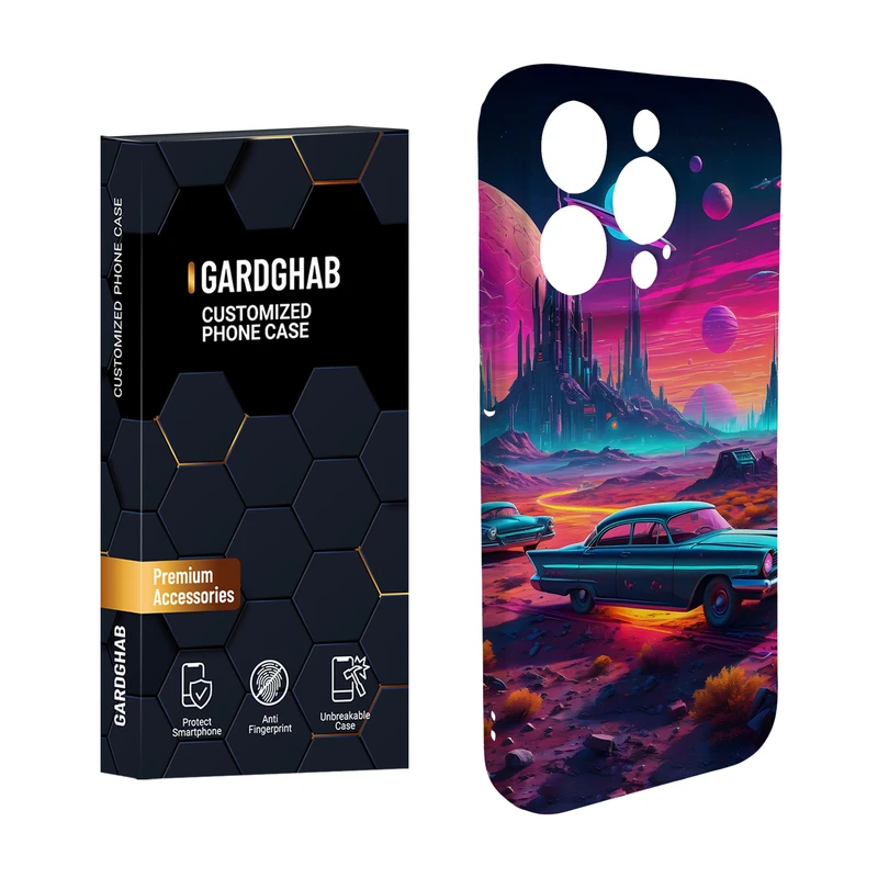 کاور گارد قاب مدل هنری مناسب برای گوشی موبایل اپل iPhone 15 Promax