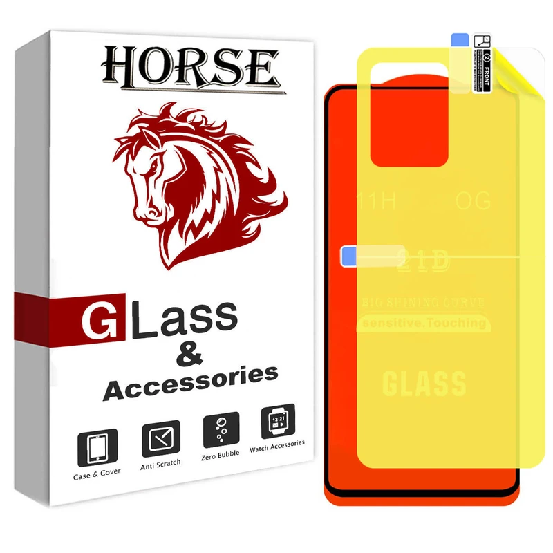    محافظ صفحه نمایش هورس مدل 2FN مناسب برای گوشی موبایل شیائومی Redmi Note 12 به همراه محافظ پشت گوشی