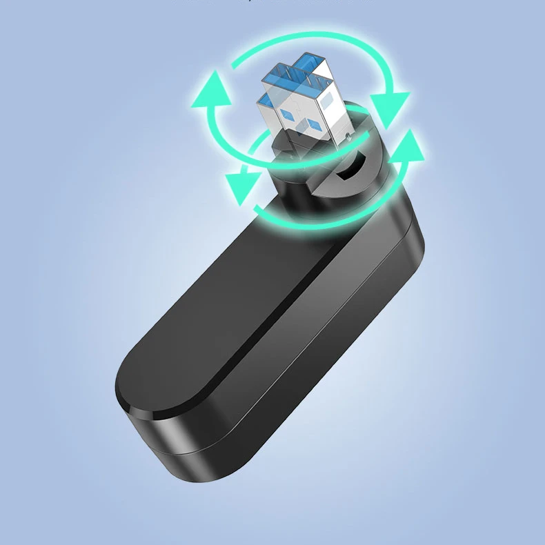 عکس شماره 7 : هاب 4 پورت آی ریور مدل rotopro usb3.0