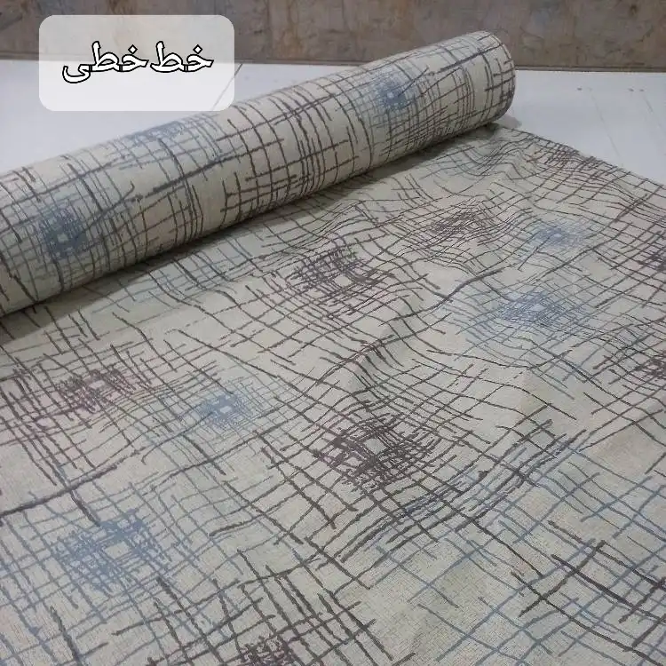 سرویس ملحفه مدل کشدوز niki05.25 طرح خط‌خطی کد 160  دو نفره سه تکه