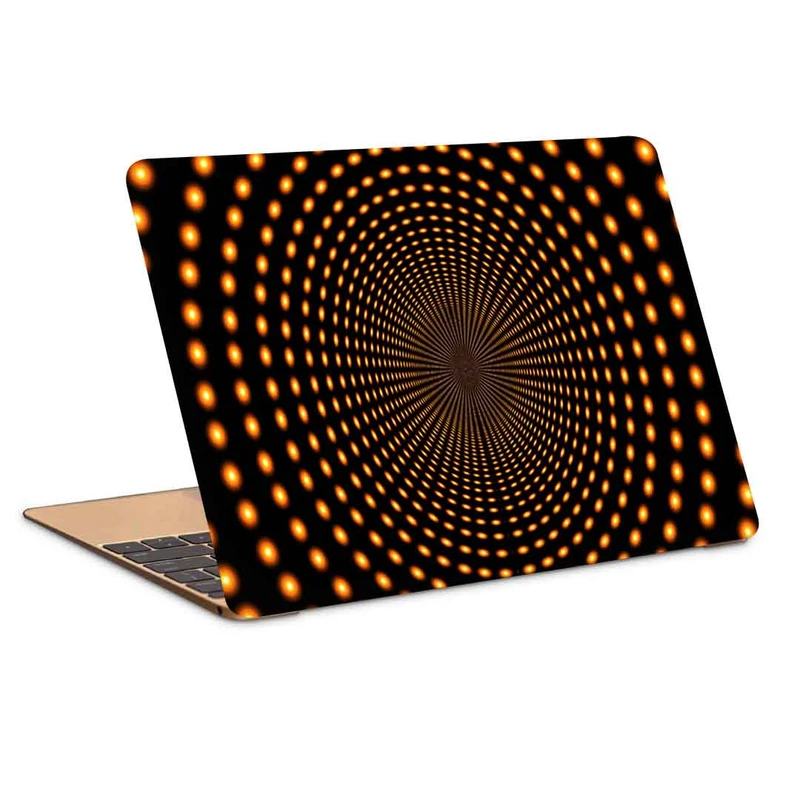 استیکر لپ تاپ طرح circles rotation immersion کد P-736مناسب برای لپ تاپ 15.6 اینچ
