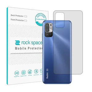 Transparent Rockspace HyGEL model back protector suitable for Xiaomi Redmi Note 10 5G mobile phone