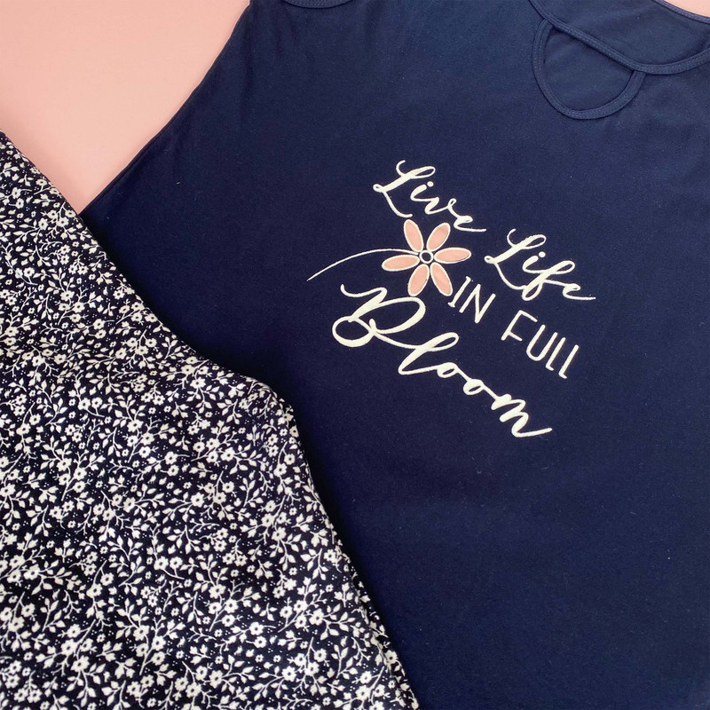 ست تاپ و شلوارک زنانه مدل 3558