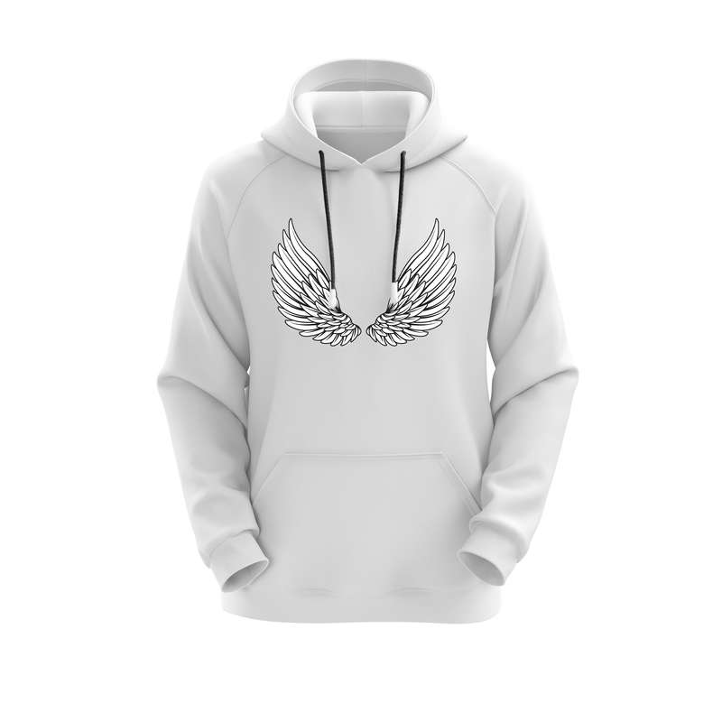 هودی زنانه مدل بال کد E54 رنگ سفید