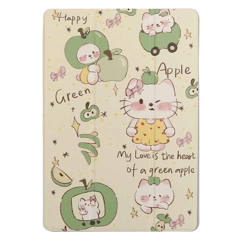 کیف کلاسوری دی کیس مدل GREEN APPLE  مناسب برای تبلت سامسونگ Galaxy Tab A9-8.7 Inch