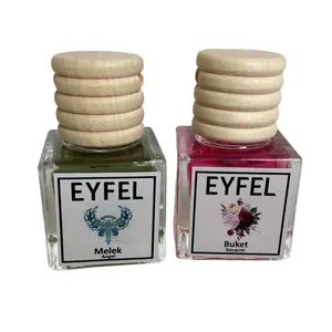 	 خوشبوکننده هوا خودرو ایفل مدل دسته گل و آنجل کد Bouquet-Angel حجم 10 میلی‌ لیتر بسته 2 عددی