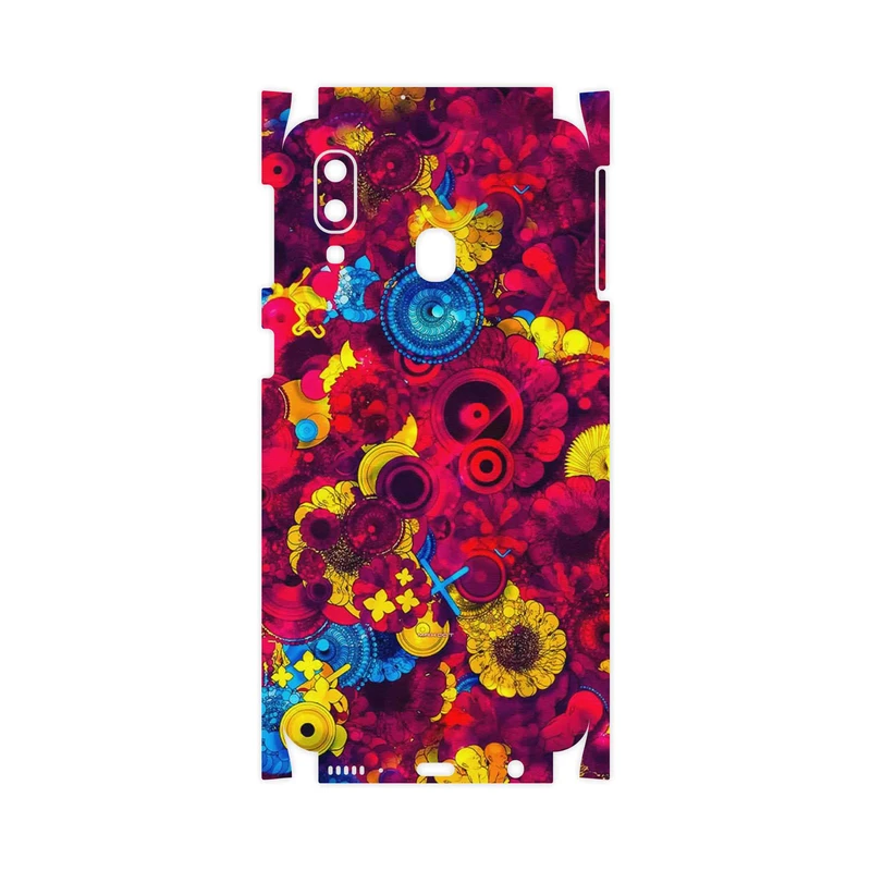 برچسب پوششی ماهوت مدل Vector Flower Garden Digital Art-FullSkin مناسب برای گوشی موبایل سامسونگ Galaxy A40