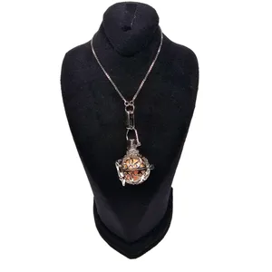 گردنبند زنانه مدل لاکت استیل