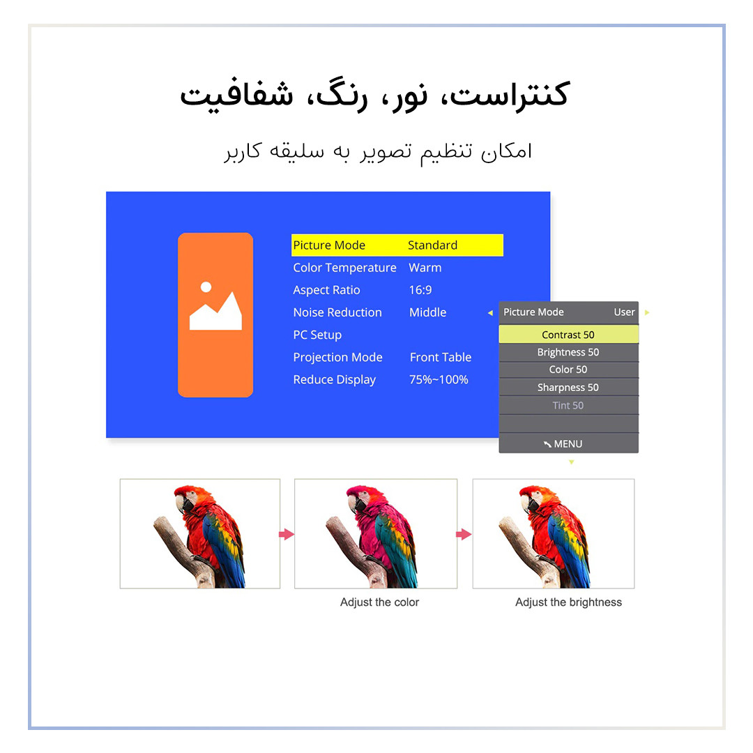 ویدئو پروژکتور اوریکام مدل TOUYINGER Q9