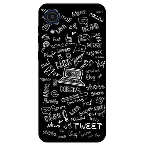 Megafone Social Media 1898 Cover For Samsung Galaxy A03 Core