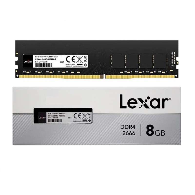 رم دسکتاپ DDR4 تک کاناله 2666 مگاهرتز CL19 لکسار مدل LD4AU08G UDIMM ظرفیت 8 گیگابایت رم دسکتاپ DDR4 تک کاناله 2666 مگاهرتز CL19 لکسار مدل LD4AU08G UDIMM ظرفیت 8 گیگابایت