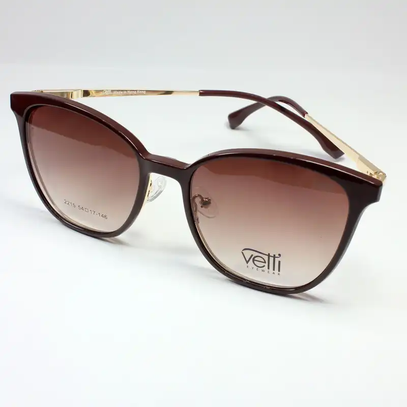 فریم عینک طبی وتی مدل 2215 به همراه کاور آفتابی