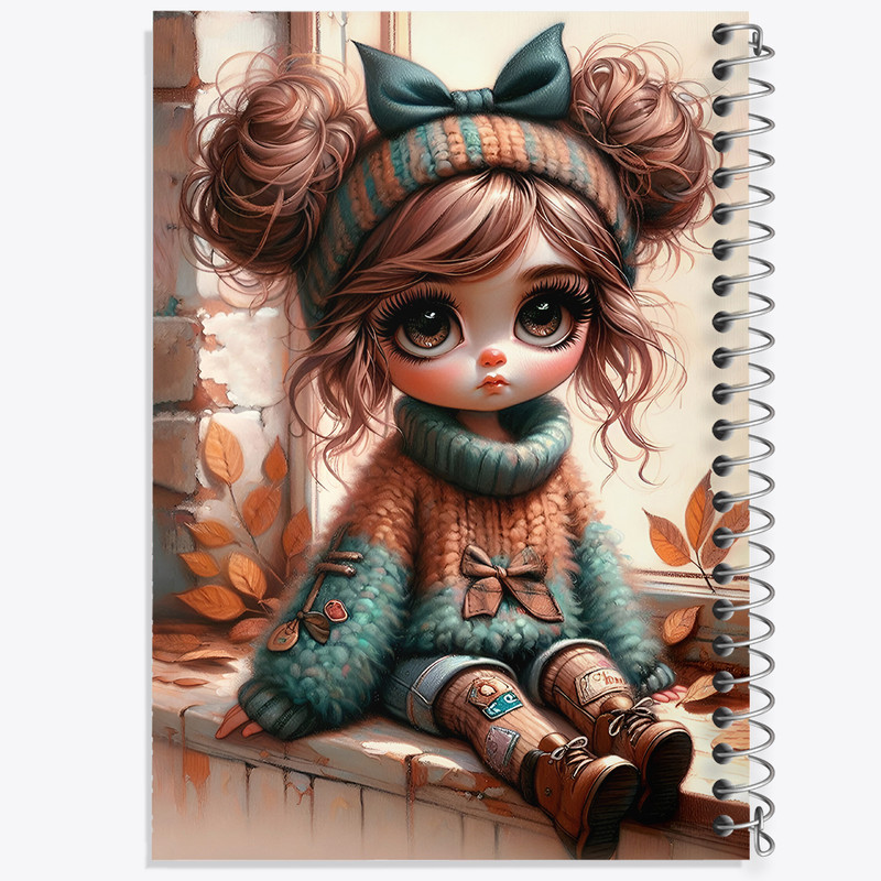 دفتر مشق 100 برگ خندالو طرح دخترانه کد F5537