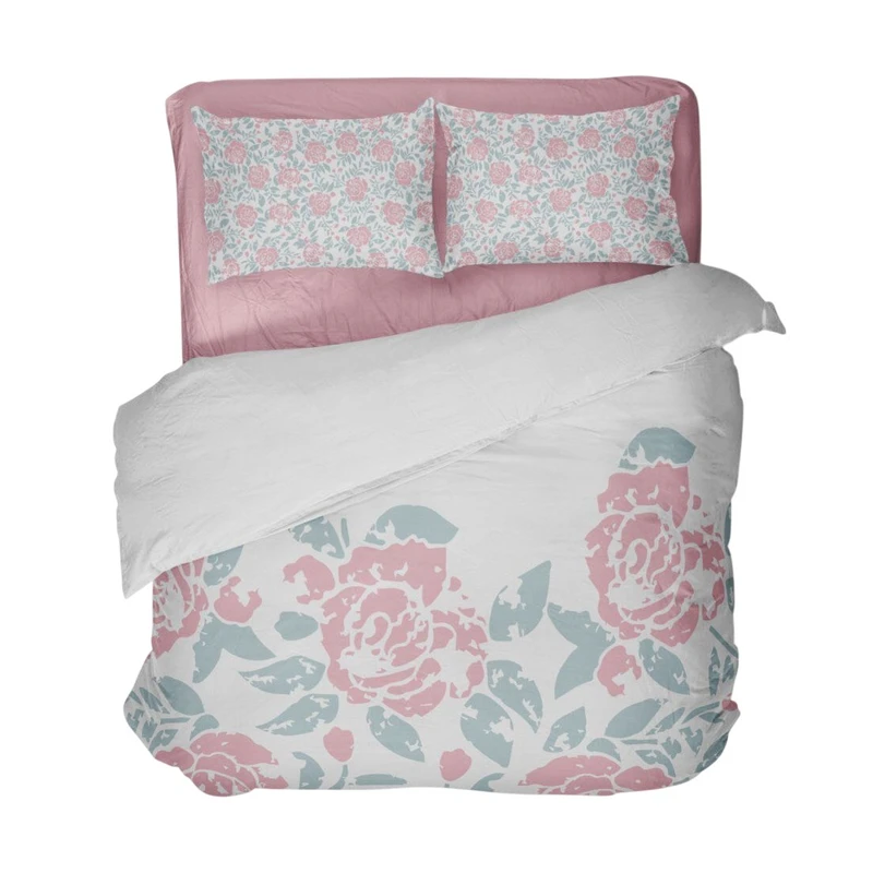 سرویس ملحفه دو نفره 4 تکه لولا میچل مدل 9049