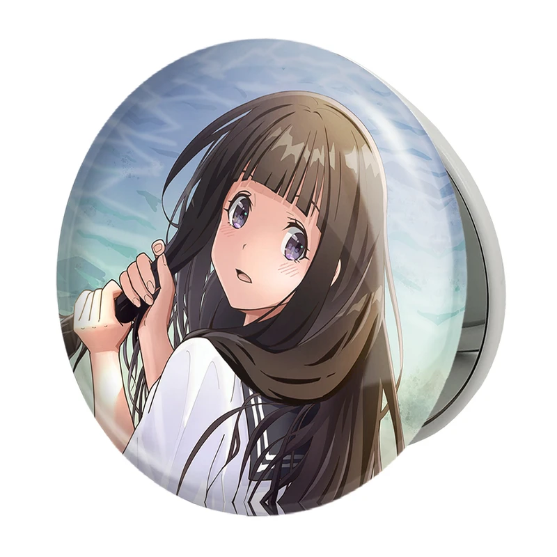 آینه جیبی خندالو طرح چیتاندا انیمه هیوکا Hyouka مدل تاشو کد 17057 