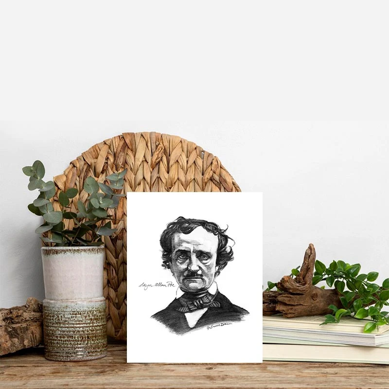 تابلو شاسي طرح ادگار آلن پو  مدل ab1