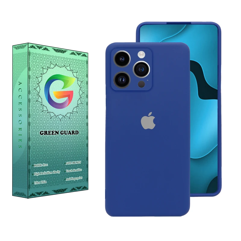 کاور گرین گارد مدل Saro طرح سیلیکونی مناسب برای گوشی موبایل اپل Iphone 14 Pro 