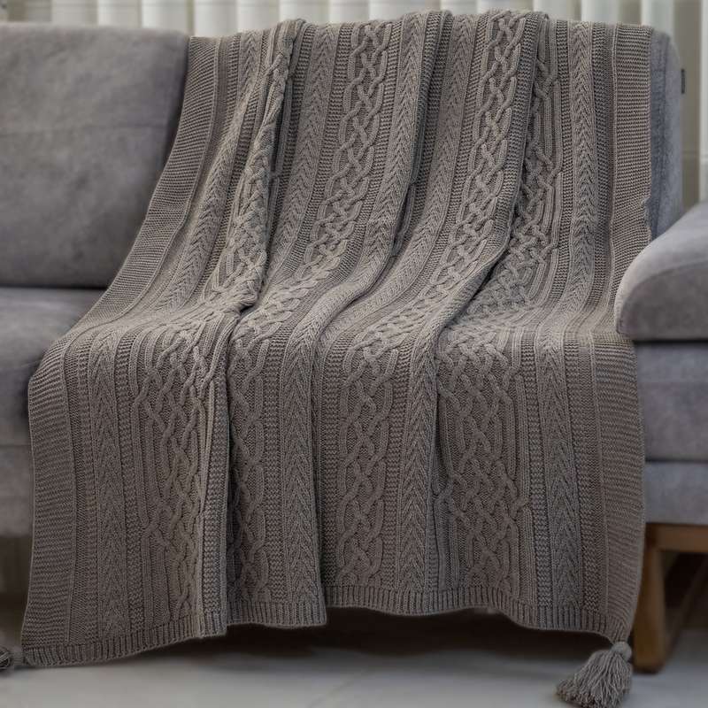 شال مبل و تخت مدل موج سایز 120x180 سانتی متر