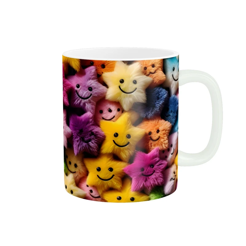 ماگ پاد آفرین مدل ستاره های پشمالوی کیوت کد 1629