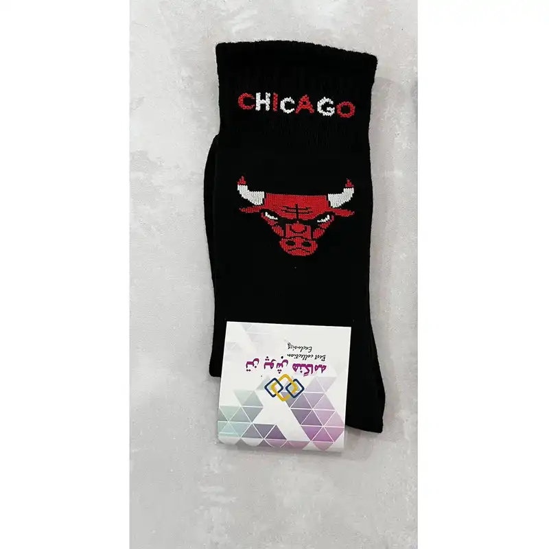 جوراب ورزشی ساق بلند مردانه تن پوش هنگامه مدل شیکاگو مجموعه 2 عددی