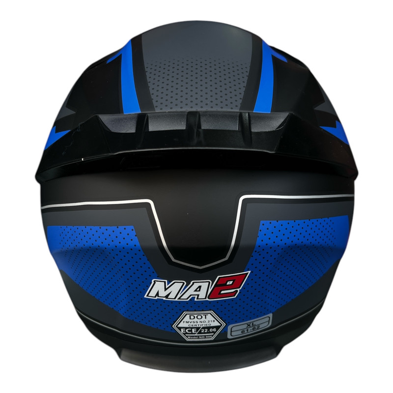 کلاه کاسکت ام ای ۲ مدل 906 BLACKMATT BLUE