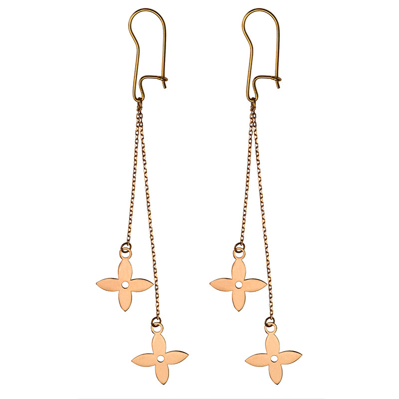 گوشواره طلا 18 عیار زنانه کرابو مدل Kr5046