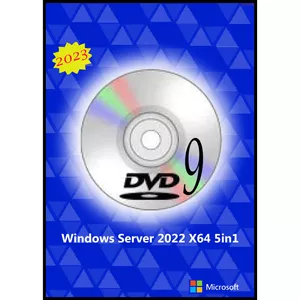 سیستم عامل Windows Server 2022 5in1 - 2023 DVD9 نشر مایکروسافت 