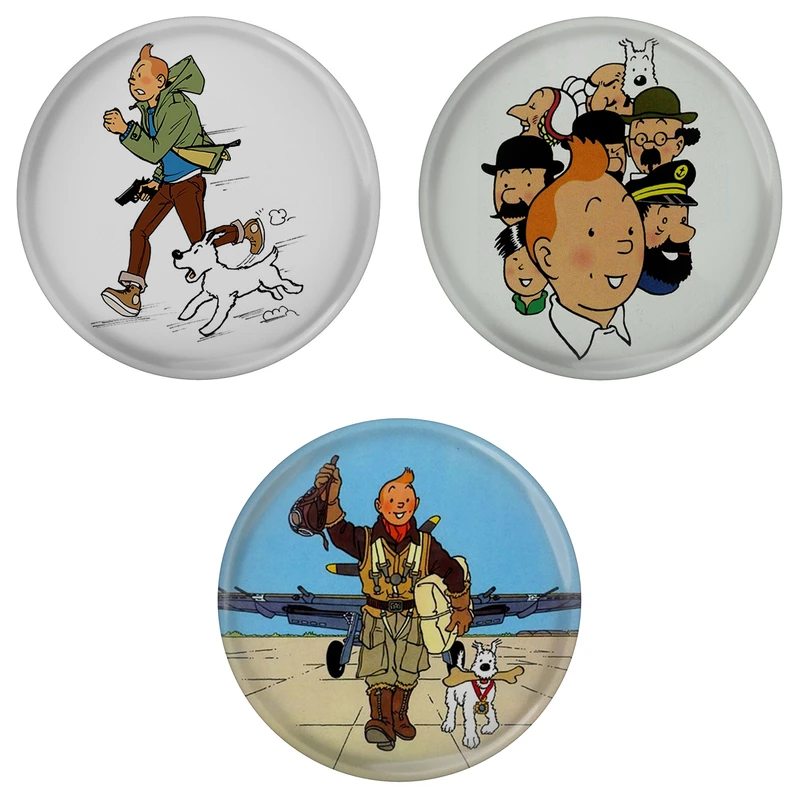 پیکسل مدل S3-2 طرح انیمیشن ماجرا های تن تن مجموعه 3 عددی