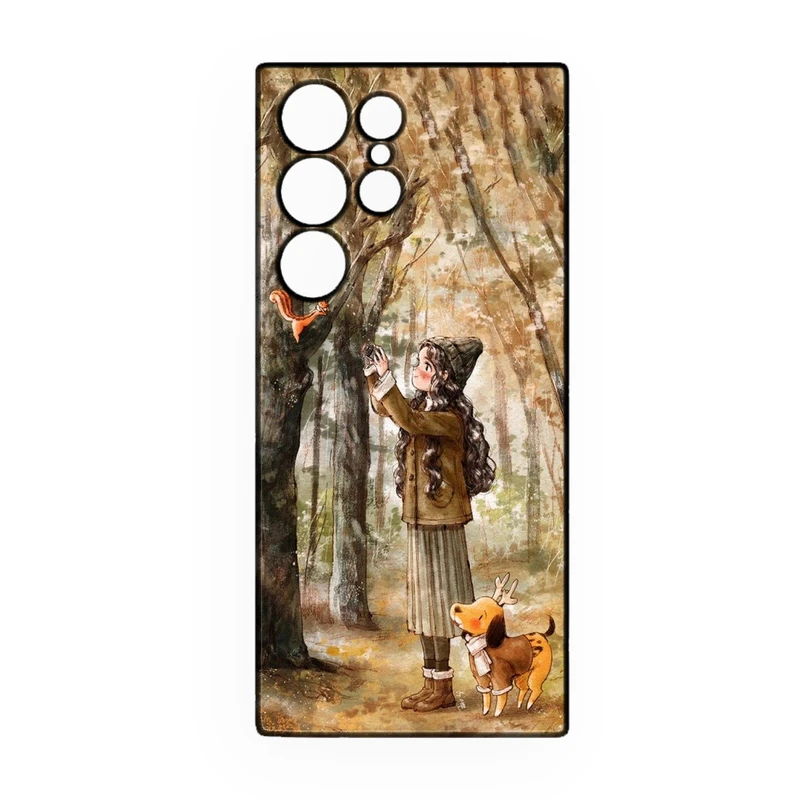 کاور طرح دخترانه کد 293 مناسب برای گوشی موبایل سامسونگ Galaxy S22 Ultra  