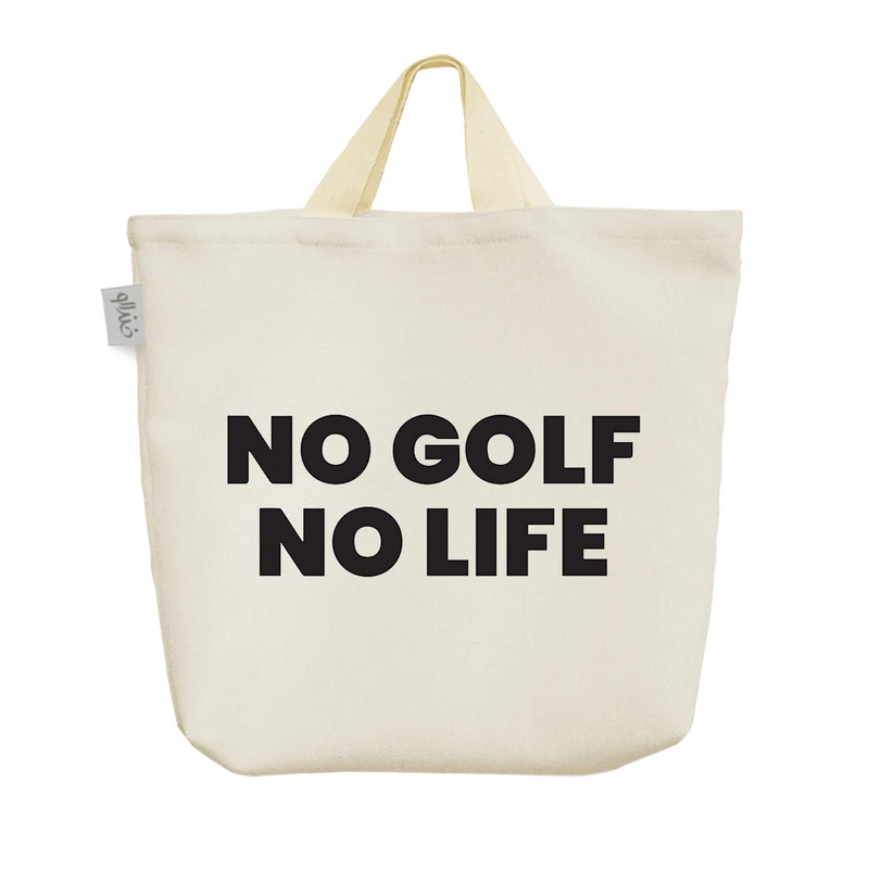 ساک خرید خندالو مدل No Golf No Life کد 6456