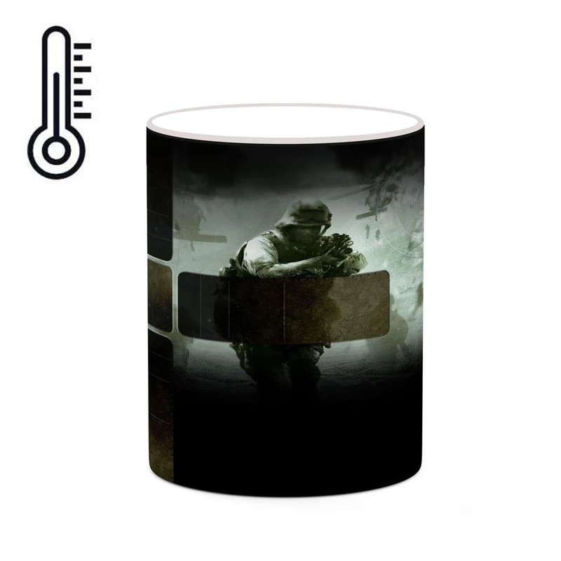 ماگ حرارتی کاکتی مدل بازی Call Of Duty 4ː Modern Warfare کد mgh27799