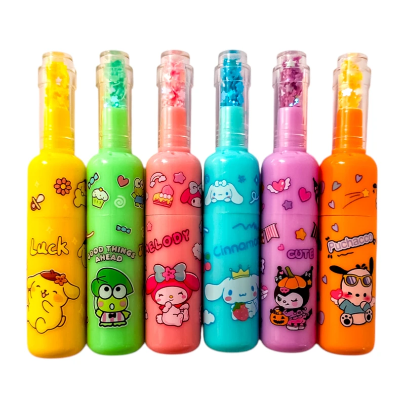 ماژیک علامت گذار مدل کرومی و دوستان کد 002 بسته 6 عددی