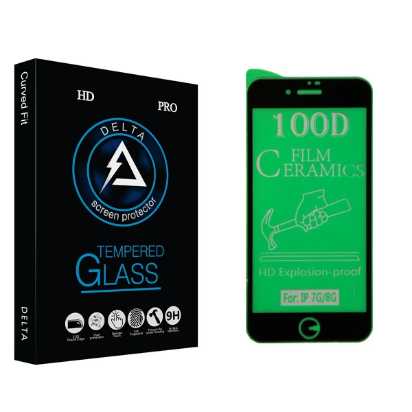 محافظ صفحه نمایش دلتا مدل HD مناسب برای گوشی موبایل اپل iphone 7/ 8