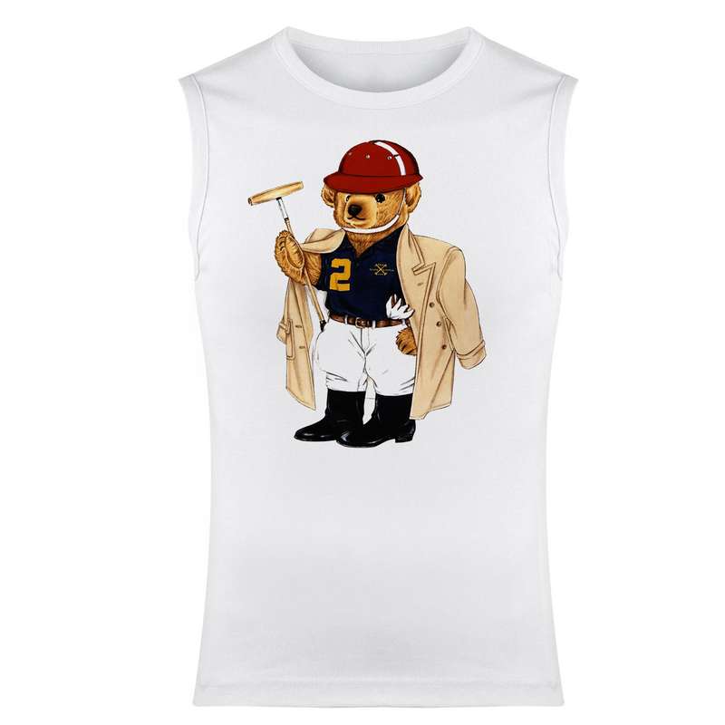 تاپ مردانه مدل رالف کد 123 رنگ سفید