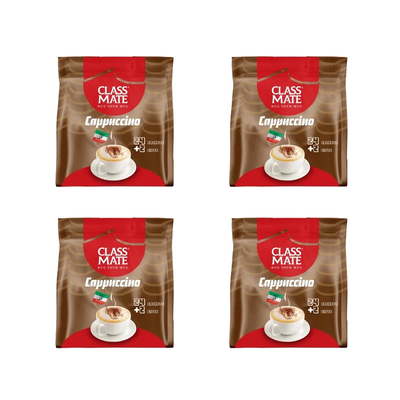 قهوه فوری کاپوچینو کلس میت - 20 گرم چهار بسته 26 عددی