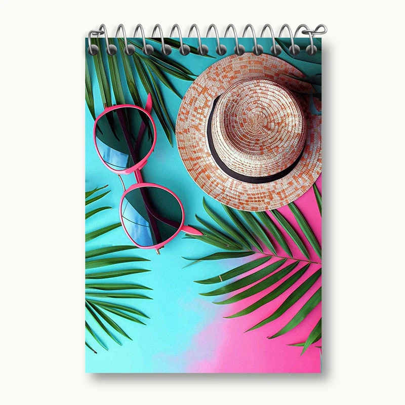 دفتر یادداشت 50 برگ خندالو طرح تابستان (Summer) کد N5815