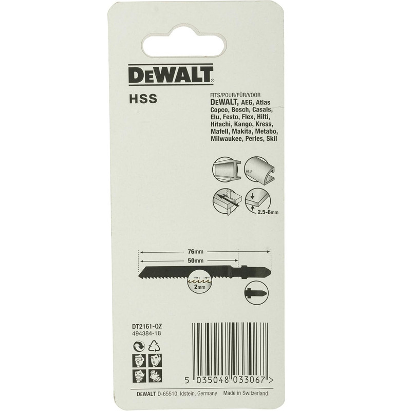 تیغه اره عمودبر دیوالت مدل DT2161 بسته 5 عددی