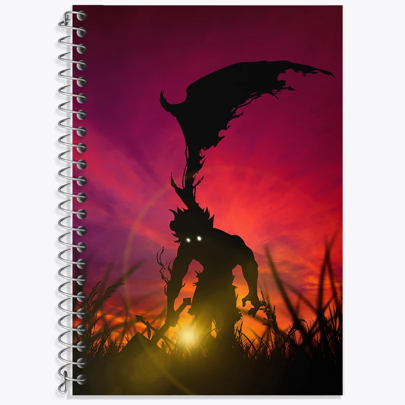 دفتر لغت 50 برگ خندالو طرح انیمه بلک کلاور کد F815