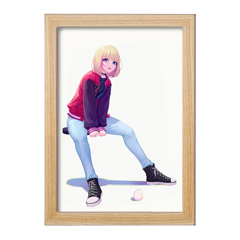 تابلو خندالو مدل ریکا انیمه واندر اگ پرایورتی کد 34035