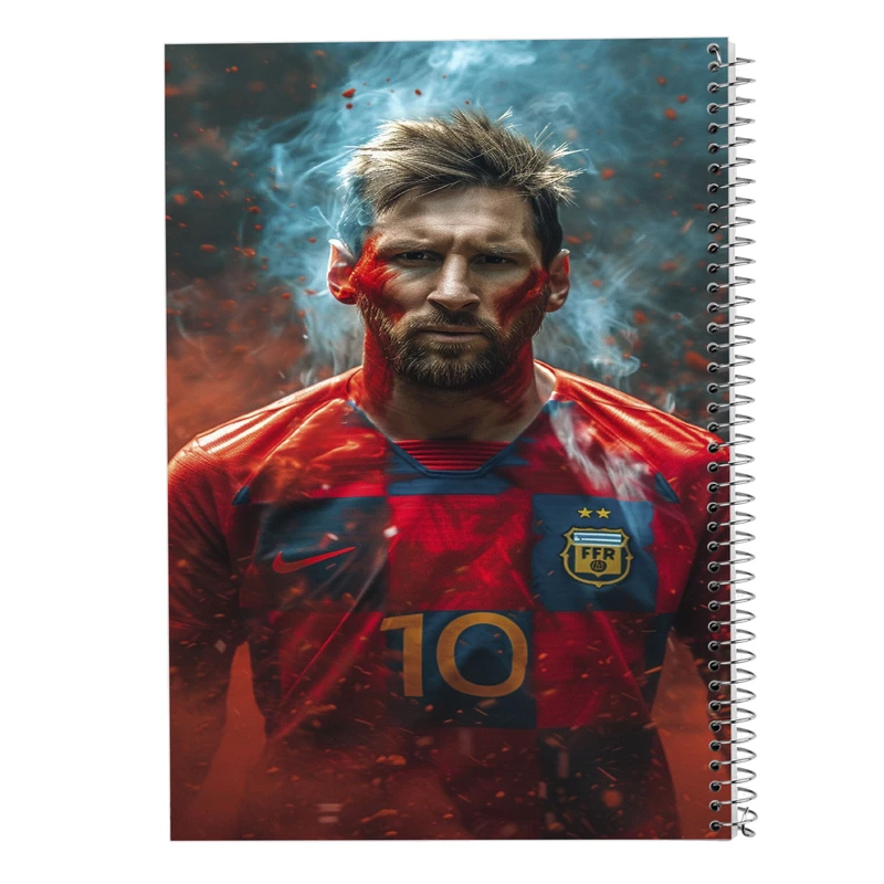 دفتر ژورنال نویسی 50 برگ مدوپد مدل نقطه ای طرح مسی messi کد DF14033