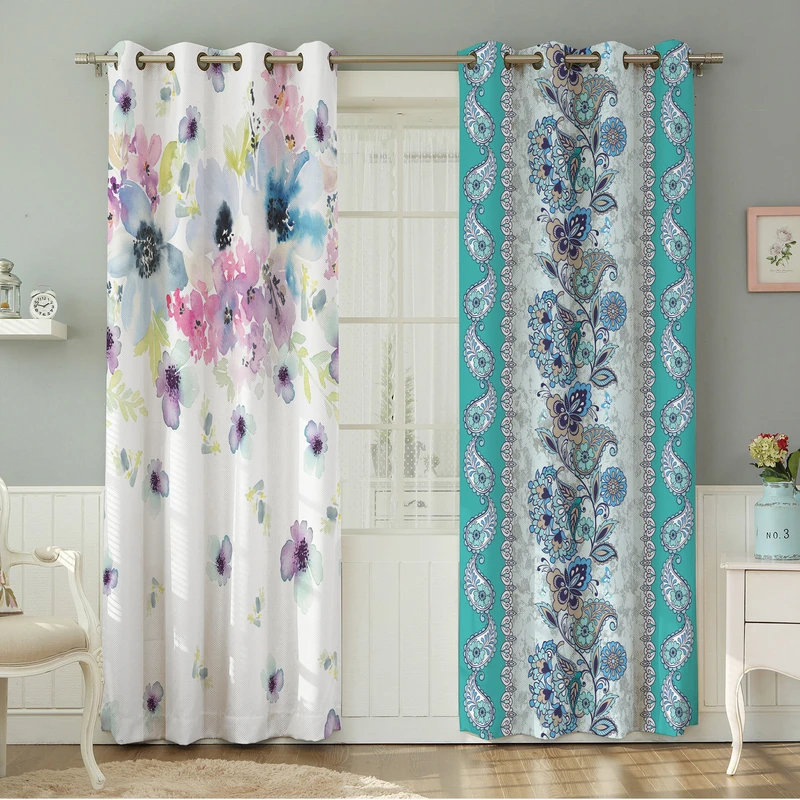 پرده نیروانا طرح مدرن  مدل هازان کد 4612 سایز 140×280 سانتی متر