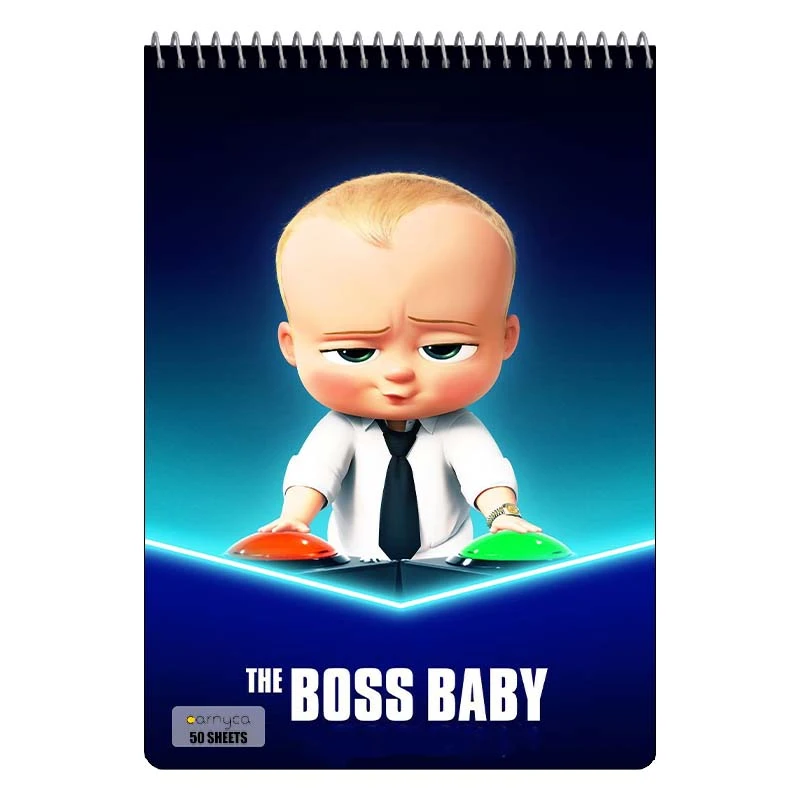 دفتر نقاشی 50 برگ سیمی کارنیکا طرح The Boss Baby کد 68996