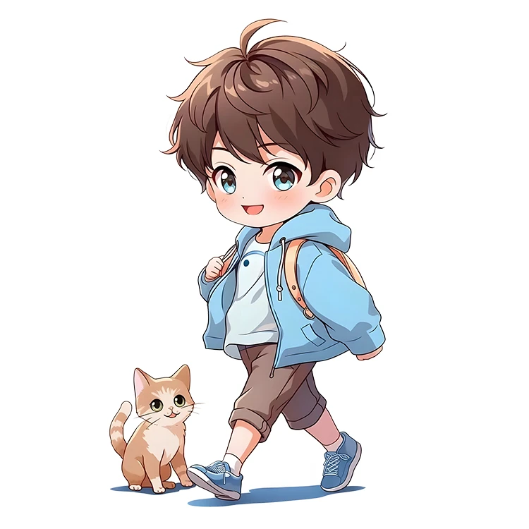 استیکر پارچه و لباس پاد آفرین مدل کارتونی کیوت فانتزی پسرانه کد S5443