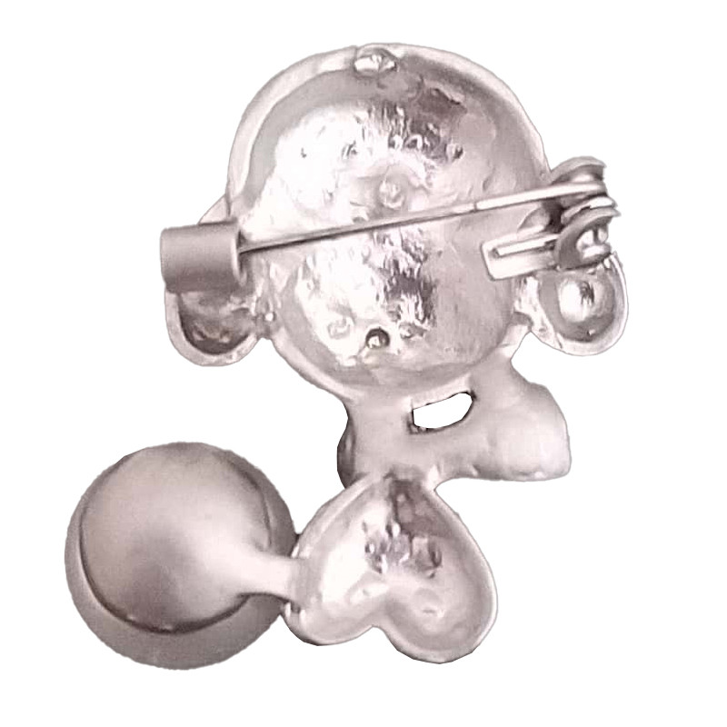 گل سینه دخترانه مدل سگ کد DM-04