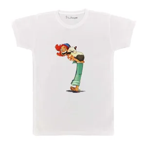 تی شرت بچگانه پرمانه طرح لوکا کد pmt.1844