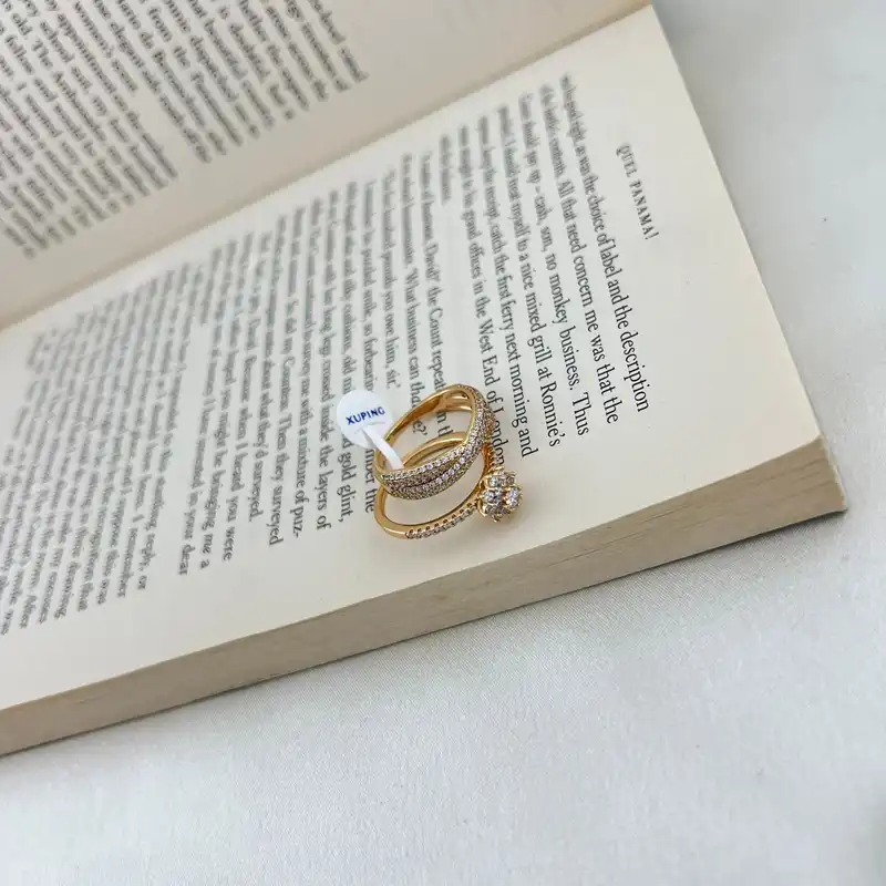 انگشتر زنانه ژوپینگ مدل فلاور گل کد R4531